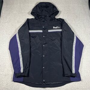 FedEx Jacket Mens 2XL Full Zip Stan Herman Rain Weather Proof Insulated Coat